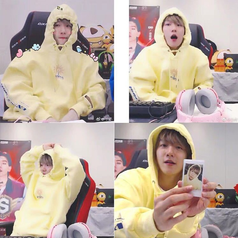 ÁO NỈ CHUI ĐẦU CÓ MŨ DÁNG RỘNG GIỐNG BAEKHYUN EXO BURIED ALIVE SHOW ÁO KHOÁC NGOÀI THỜI TRANG NAM NỮ