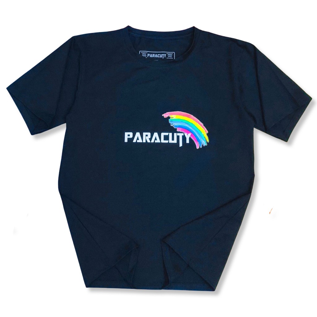 Áo thun nam nữ Unisex PARACUTY cầu vòng - P05 chất liệu cotton 100%, co giãn 4 chiều, dày dặn, form rộng tay lỡ | BigBuy360 - bigbuy360.vn