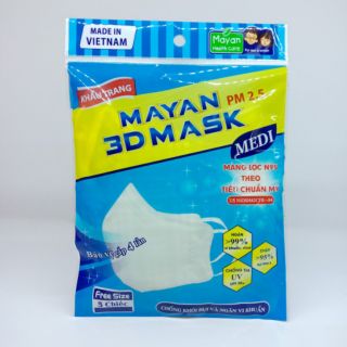 Combo 5 gói khẩu trang đa năng mayan 3d mask