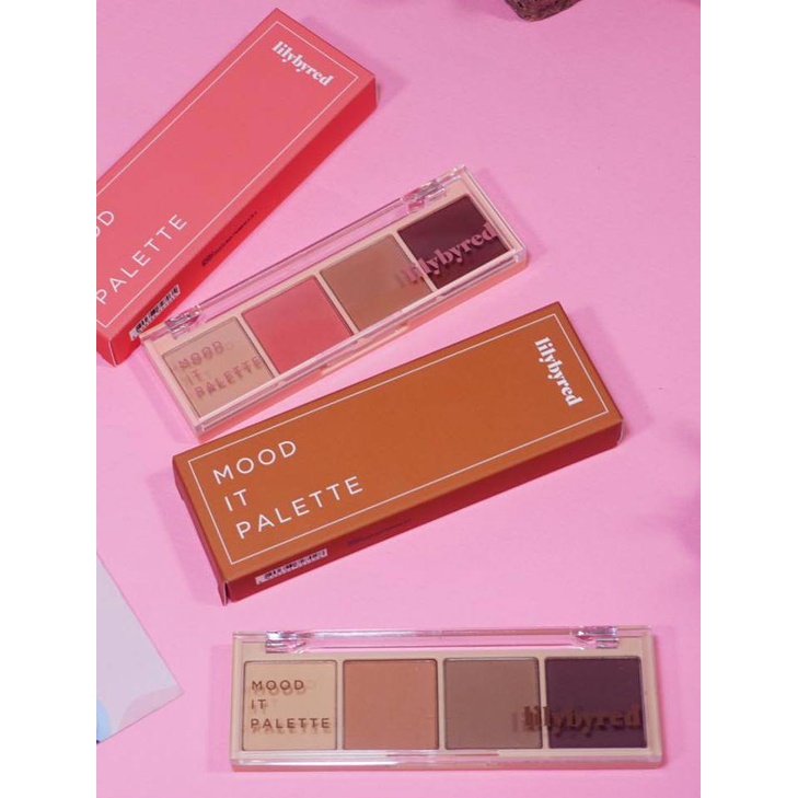 BẢNG PHẤN MẮT 4 Ô MÀU SIÊU XINH LILYBYRED MOOD IT PALETTE 5.8G CHÍNH HÃNG - 9978