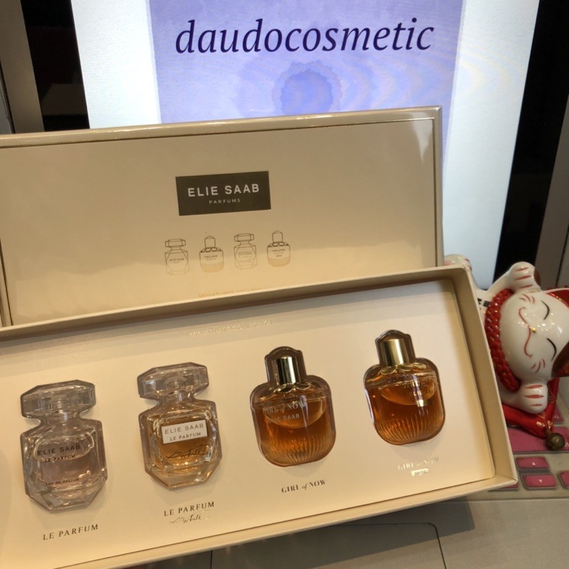 [ set mini ] Tách set Nước hoa Elie Saab Le Parfum EDP - In White -Girl Of Now EDP - Shine 7.5ml