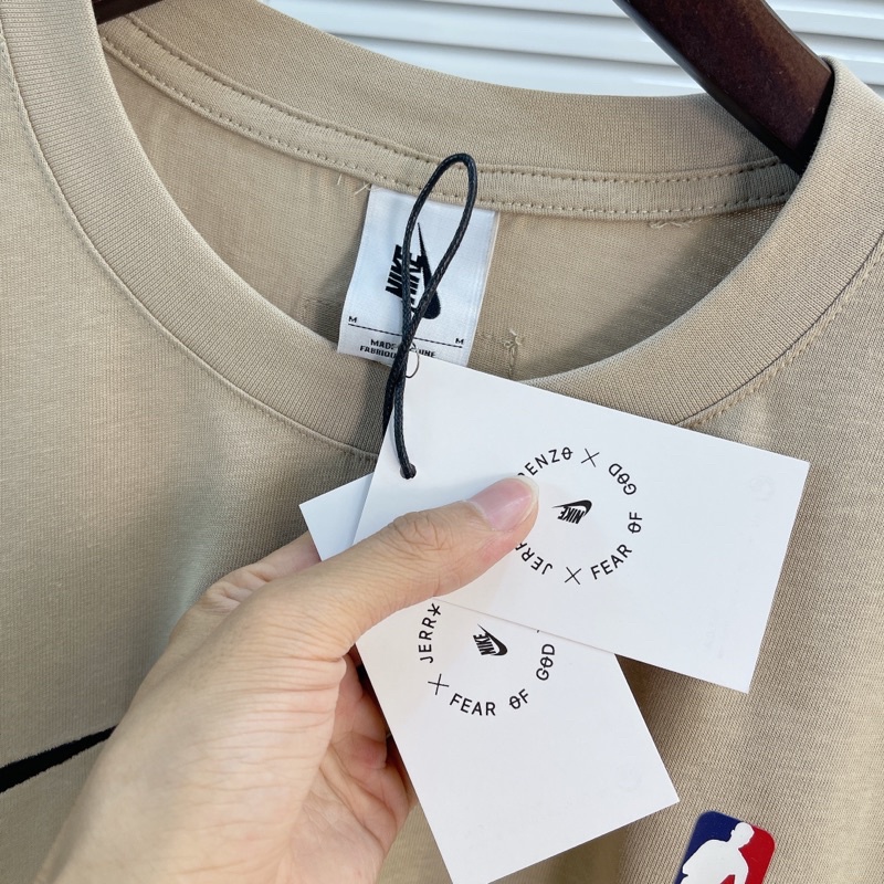 ⚡️ - Áo tee Fear of God FOG x NBA Warm Up Tee Tan, áo thun FOG NBA, thun FOG NBA