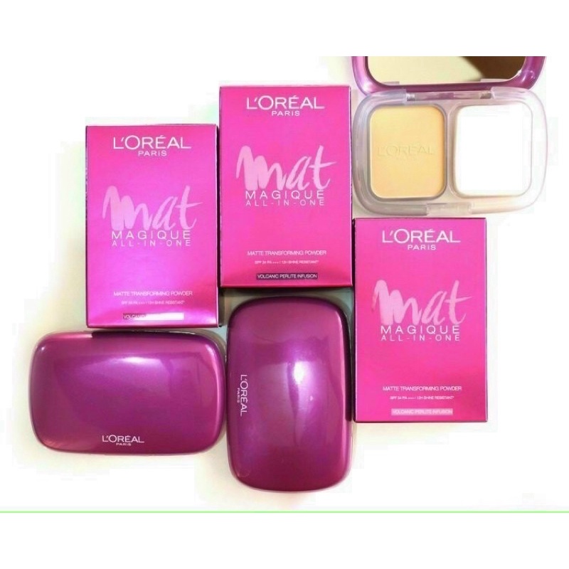 Phấn nền L’Oréal Mat Magique SPF 34PA++ N1 Nudeivory | BigBuy360 - bigbuy360.vn