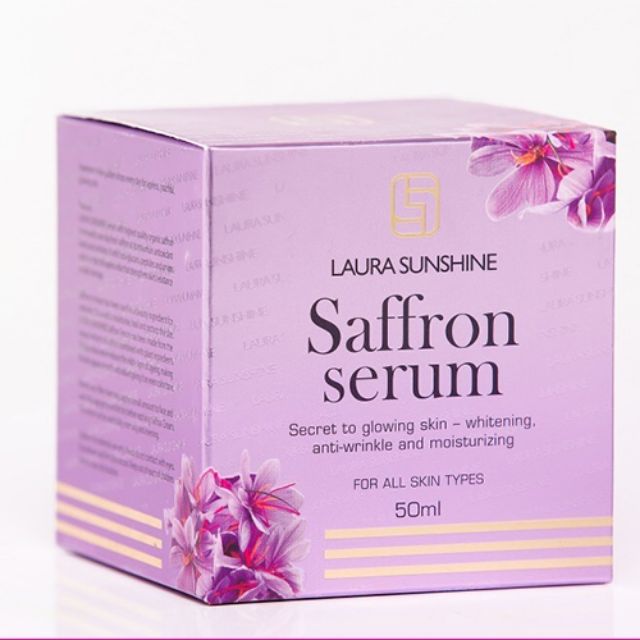 Serum nhụy hoa nghệ tây Laura Sunshine Saffron 50ml(có quà tặng).