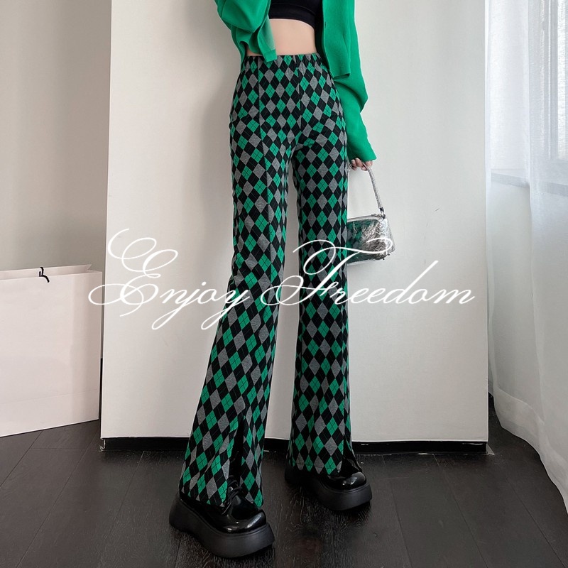 Enjoy Freedom Quần Ống Loe Lưng Cao Tôn Dáng Cho Nữ