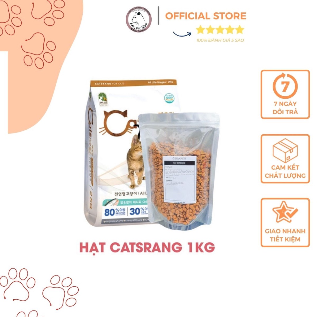 Hạt thức ăn cho mèo Hàn Quốc Cátrang 1kg