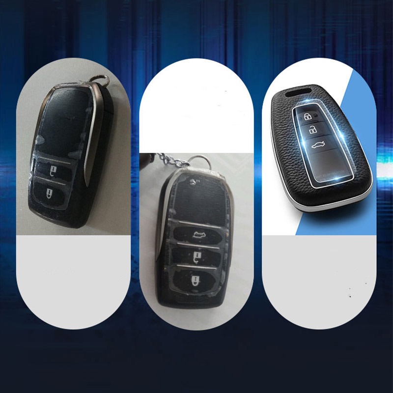 Vỏ Da Bảo Vệ Chìa Khóa Điều Khiển Từ Xa Cho Xe Hơi Toyota CHR Prado Camry Avalon RAV4 Highlander Avalon Prius Corolla Cross GT86