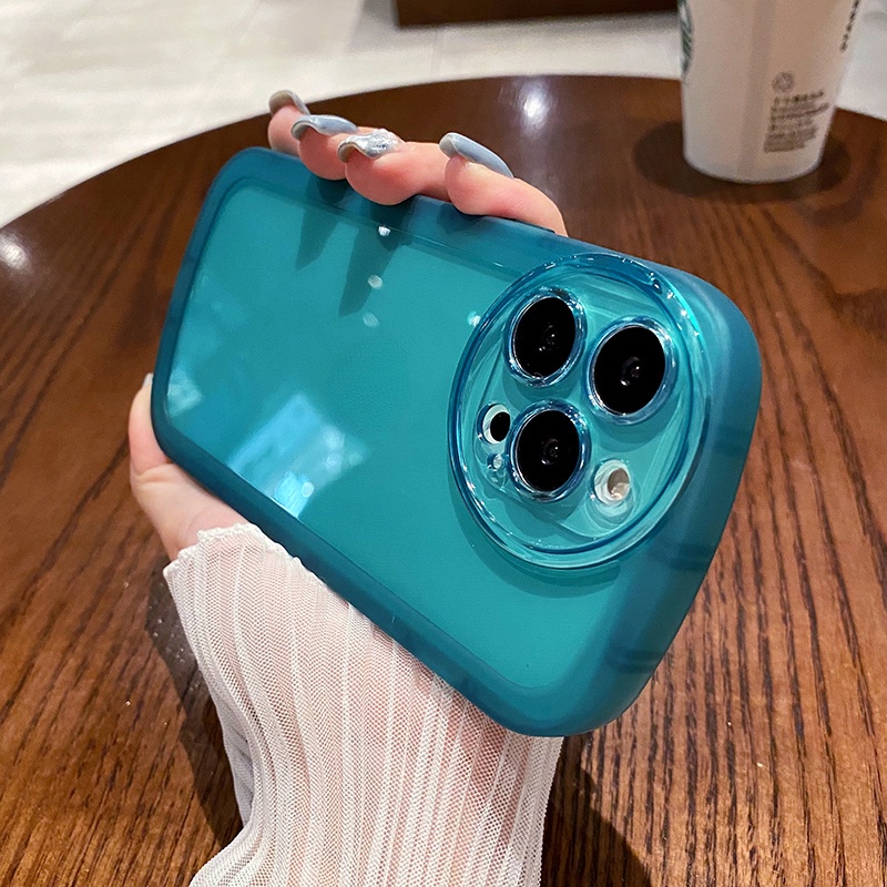 Ốp Điện Thoại Mềm Trong Suốt Màu Macaron Cho OPPO A96 A95 A92 A5S F9 A7 A3S A5 A55 F9 A15 A16 A16S 16K F11 A53 A9 A5 2020
