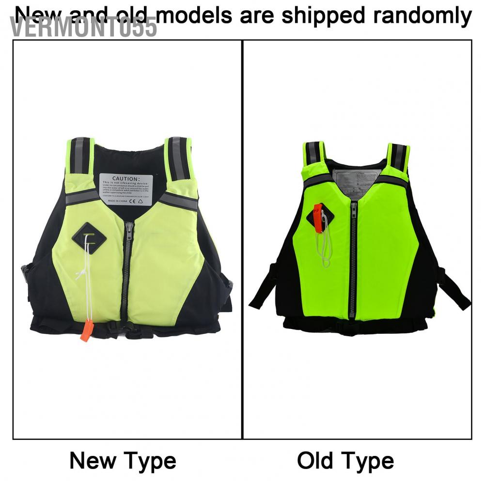 Có thể bán buôn Chèo thuyền kayak Bơi lội An toàn dành cho Người lớn Áo khoác phao Vest có dây đeo phản quang còi Vermont055 Hàng giao ngay