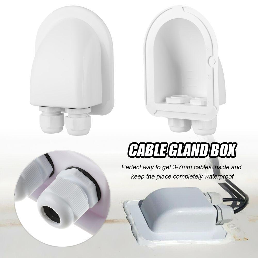 Lều Cắm Trại Hai Cổng Heceh Chống Thấm Nước Hộp Cáp Gắn Nóc Xe Caravan RV Chuyên Dụng