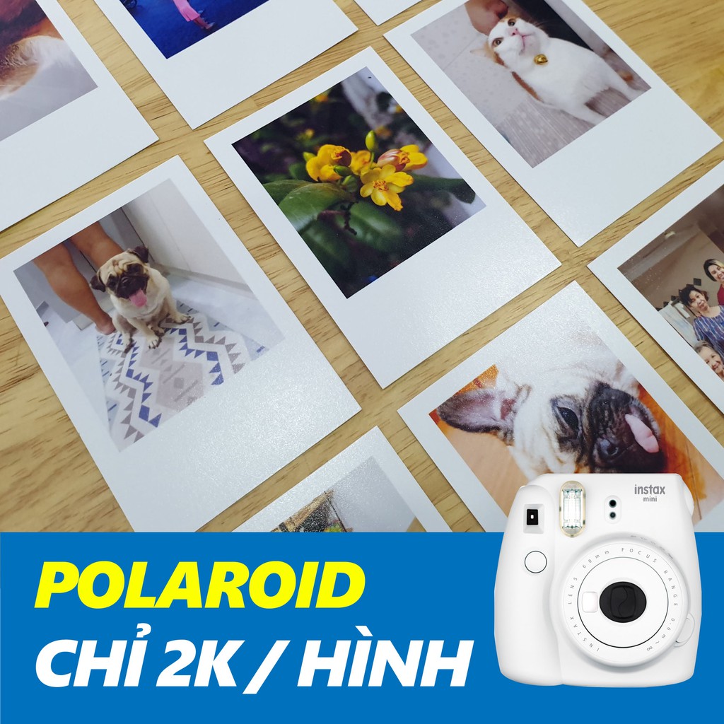 COMBO 10 ẢNH Polaroid 6x9cm giấy glossy, matte. Rửa hình - In hình chất lượng cao