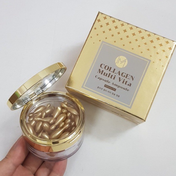 Viên Collagen Tươi JM Collagen Multi Vita Capsule Ampoule Hàn Quốc - Hộp 20,38 Viên