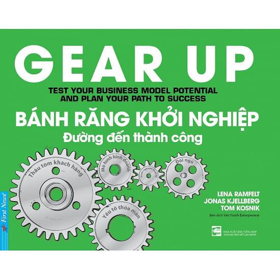 Sách - Bánh răng khởi nghiệp - FirstNews Tặng Kèm Bookmark