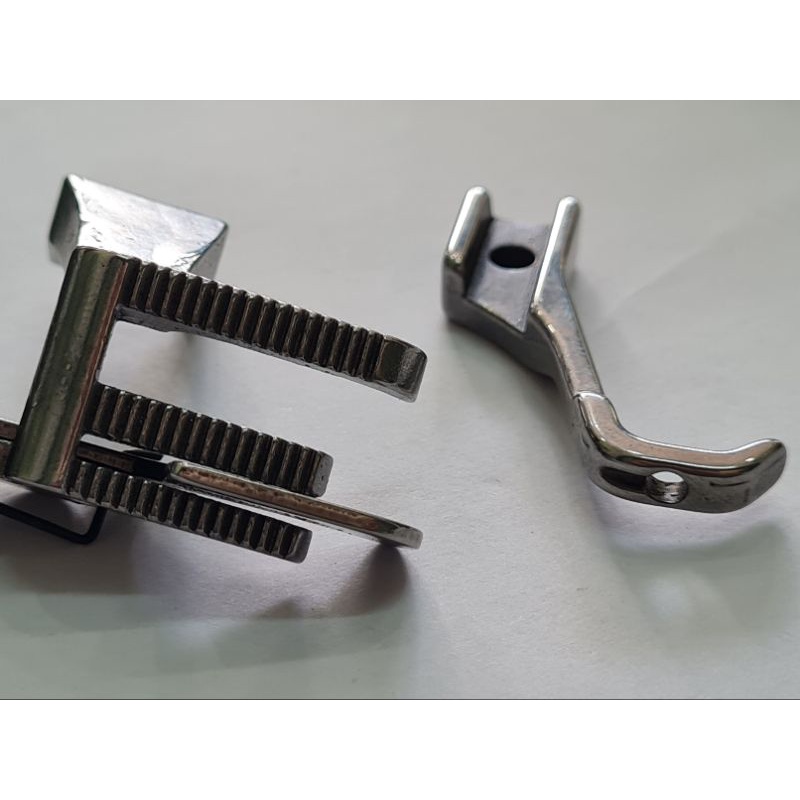 Bộ Chân Vịt Bước 1 Kim  Máy May Công Nghiệp Mí Sóng Phải 1/4 - 1/8  Linh kiện và phụ tùng máy may công nghiệp