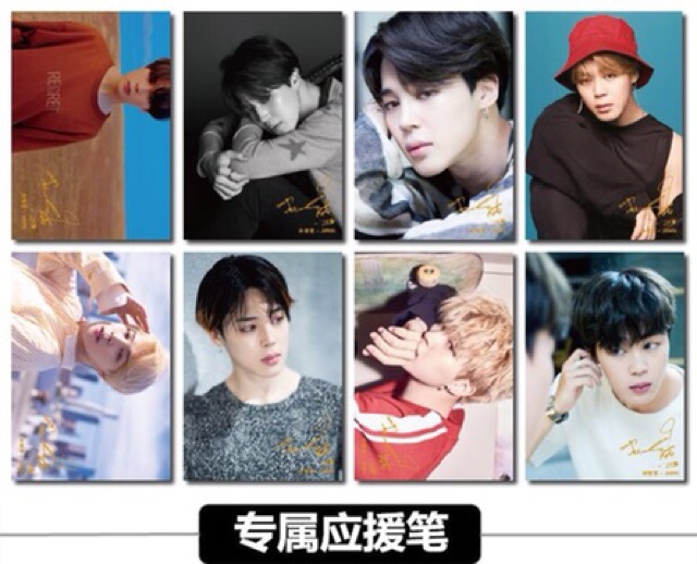 [TẶNG 7 kẹp gỗ + 1m dây]Combo ảnh photobook Jimin album Love Yourself Tear gạt sang bên cạnh có clip | BigBuy360 - bigbuy360.vn