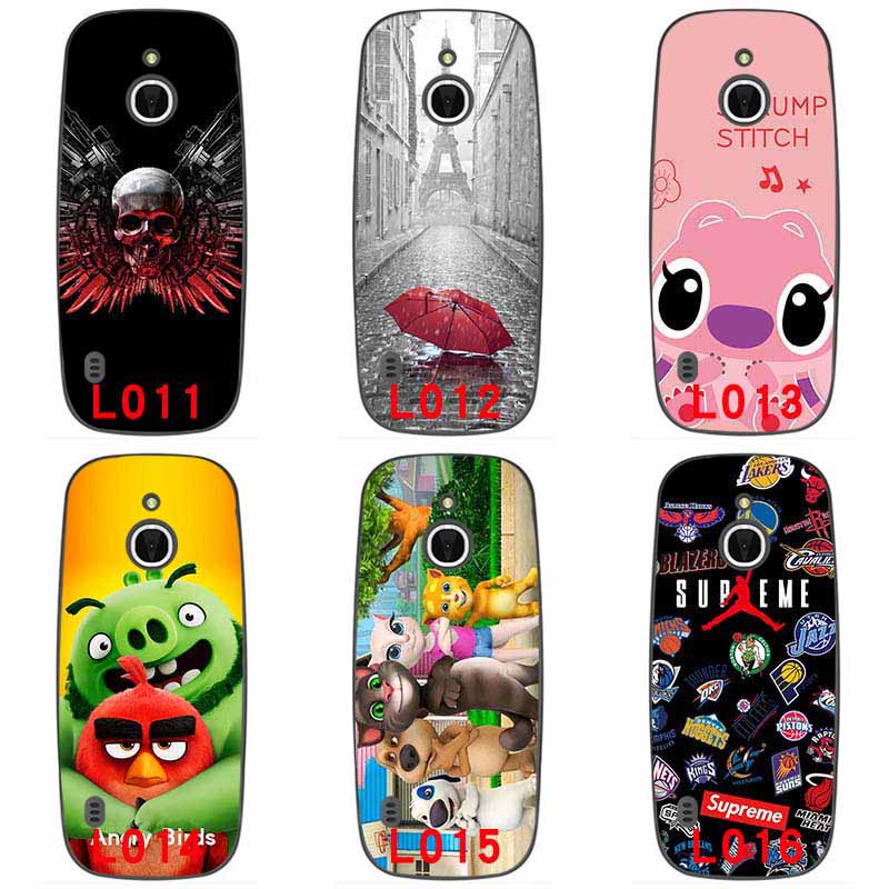 Ốp điện thoại silicon mềm họa tiết hoạt hình nhiều màu cho Nokia 3310 3G 4G