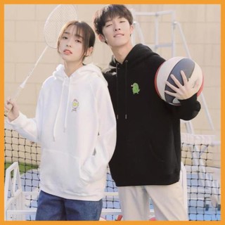 💥FREESHIP💥 Áo Hoodie có cổ Cặp Đôi Unisex khủng long đáng yêu phong cách Hàn Quốc cá tính, Chất nỉ - Tặng vòng xinh