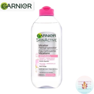 Tẩy Trang Ganier Hồng 400ml Dành Cho Mọi Da, Nhạy Cảm