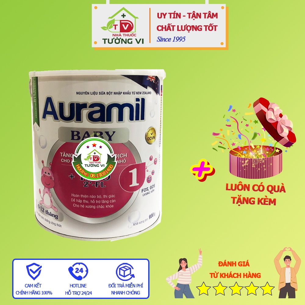 Sữa Bột Auramil Baby số 1 - Giúp tăng cường miễn dịch cho trẻ sơ sinh và trẻ nhỏ