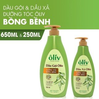 Combo gội xả Ôliv Dưỡng Tóc Bồng bềnh 650ml và 250ml