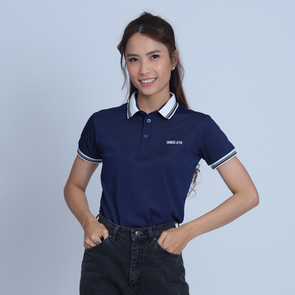 Áo Thun Polo Nữ Phối Viền Tinh Tế Thoáng Mát Chuẩn Form