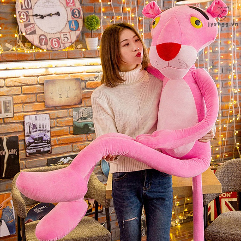 Đồ Chơi Nhồi Bông Hình Chú Báo Hồng Đáng Yêu