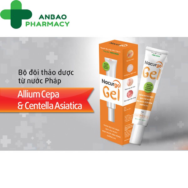 Nacurgo gel đánh bay thâm sẹo mụn. Chặn đứng viêm nang lông. Vấn đề đáng phải quan tâm