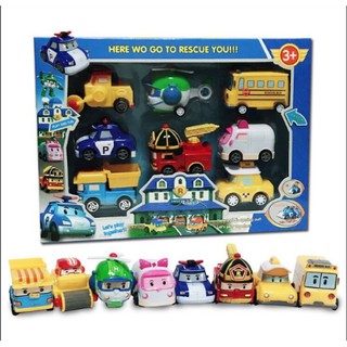 Bộ 8 chiếc xe đồ chơi mô hình cho bé
