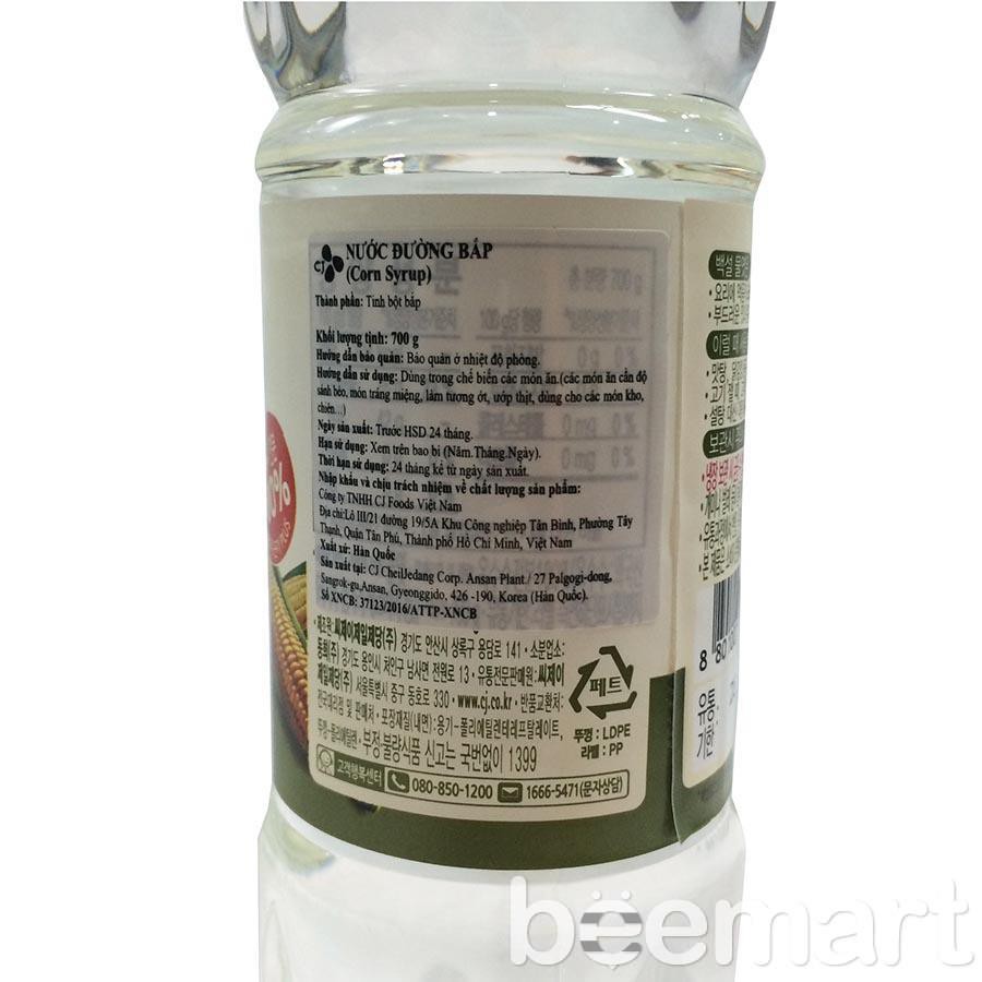 Nước Đường Bắp Beksul 700Gram- Nhập Khẩu Hàn Quốc