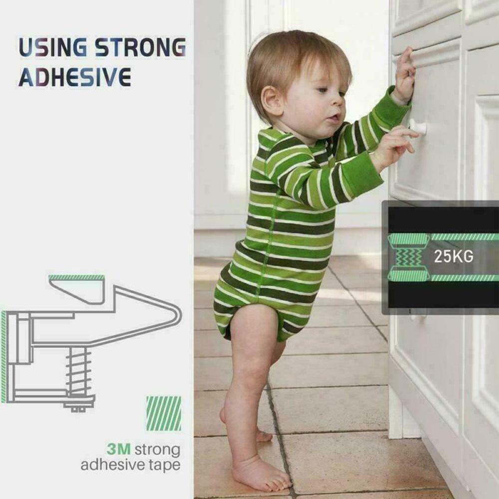 Khóa Cửa Tủ An Toàn Bằng Nhựa Cho Bé