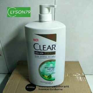 Dầu gội sạch gàu clear bạc hà