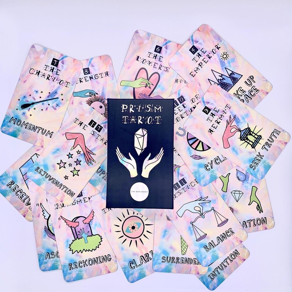 Bộ Bài Prism Tarot Tặng Đá Thanh Tẩy SB21