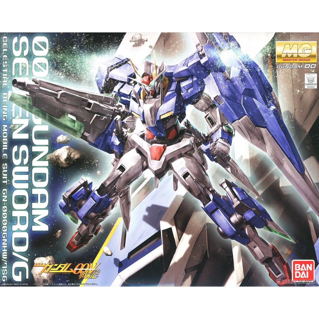 Bộ đồ chơi lắp ráp gundam MG 1/100 OO GUNDAM SEVEN SWORD/G