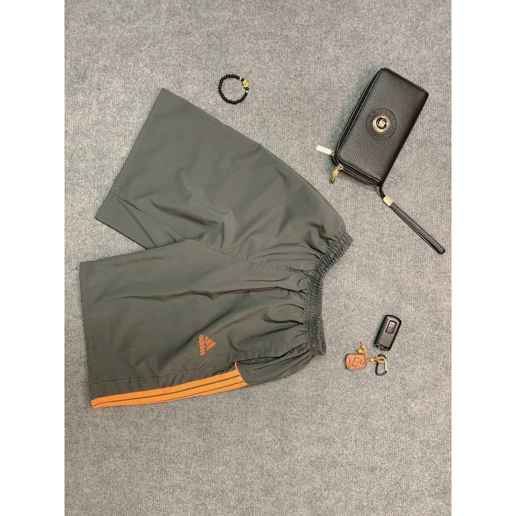 Combo 5 Quần short thể thao chất thun co giãn 4 chiều có kẻ 3 sọc (Quần Đen Sọc Màu Ngẫu Nhiên)- QN296