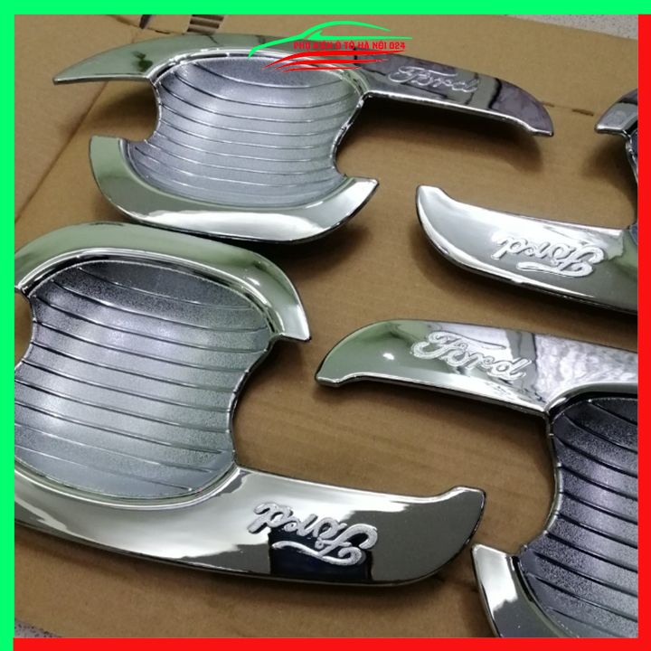 Ốp hõm mạ crom Everest 2008-2015 sáng bóng chống trầy bảo vệ cửa xe ô tô