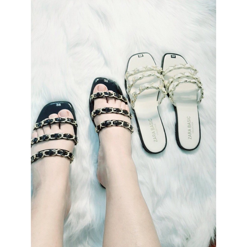 dép lê bản ngang 3 quai siêu hót