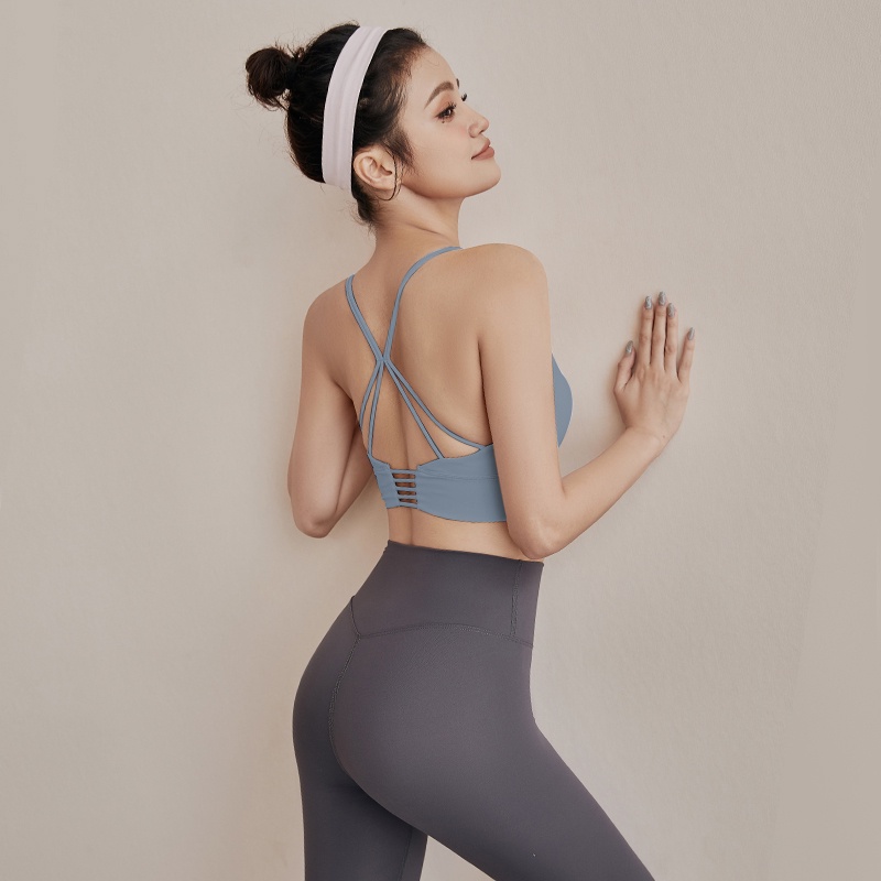 Áo ngực thể thao mỏng Beautytrend phối dây hở lưng thời trang quyến rũ dành cho nữ