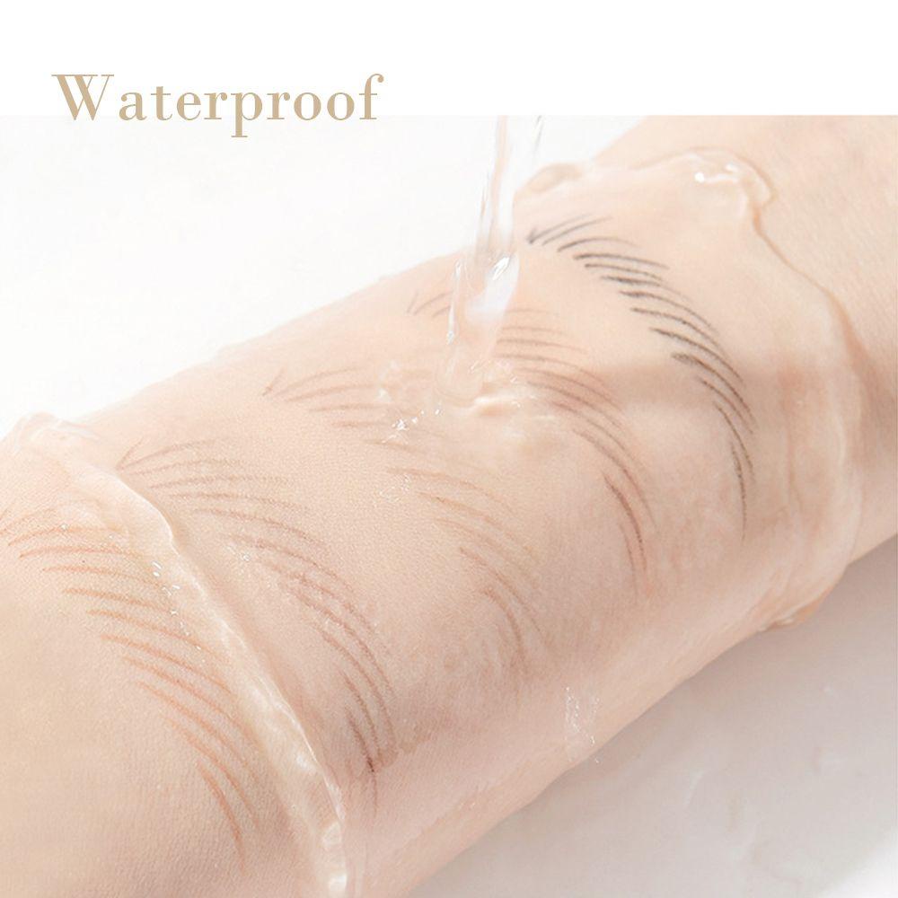 Bút Chì Kẻ Lông Mày Kèm Cọ Hai Đầu Màu Nâu / Đen Siêu Mảnh Chống Nước Chống Mồ Hôi Tự Nhiên