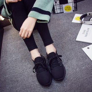 Giày Nữ Đỏ Đen 3 Viền