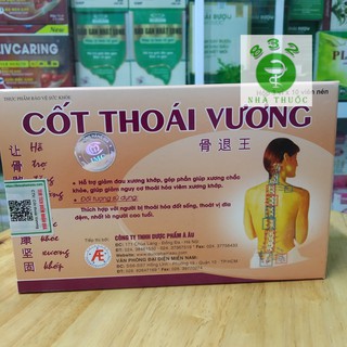 Cốt Thoái Vương dùng cho người bị thoát vị đĩa đệm, thoái hóa cột sống, gai đốt sống