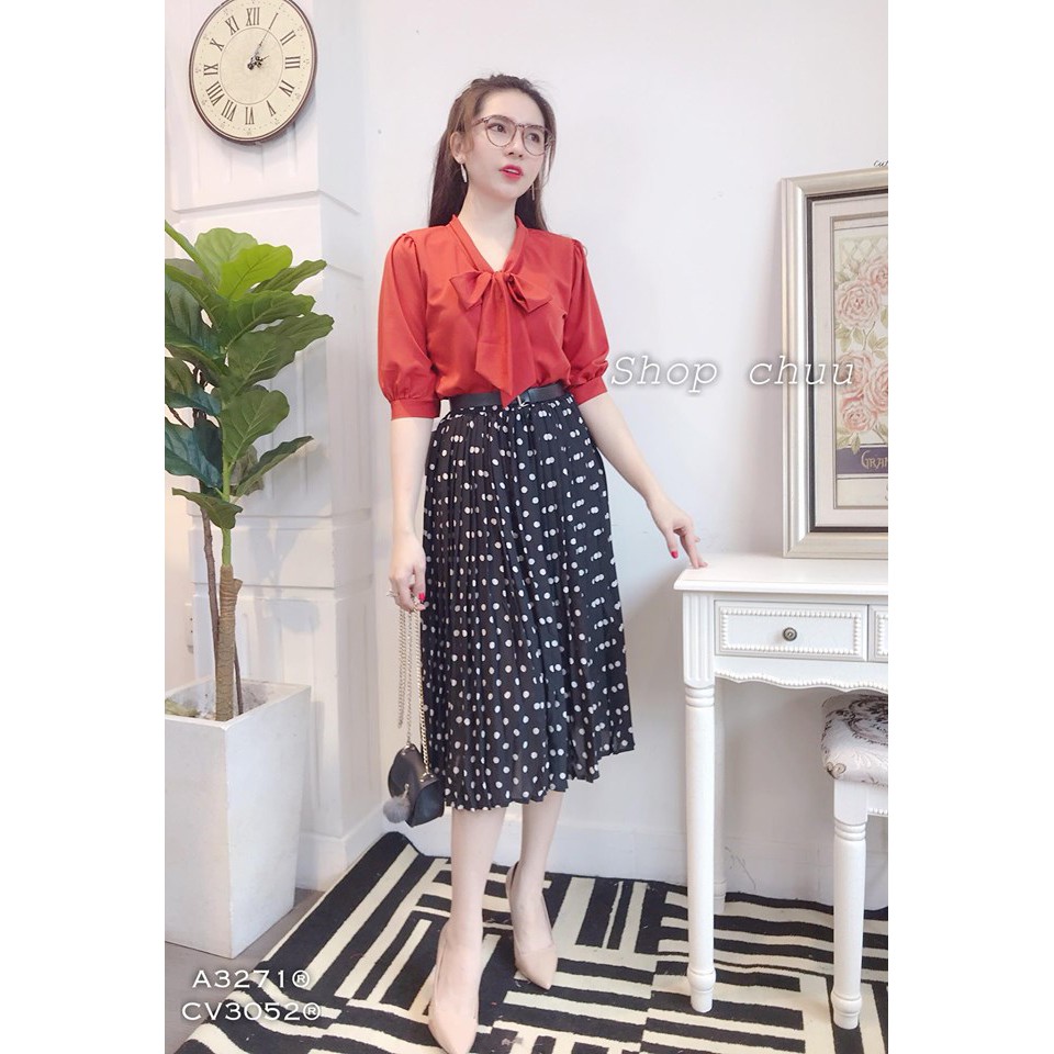 Áo sơ mi công sở nữ tay lửng CHUU A3271 | BigBuy360 - bigbuy360.vn