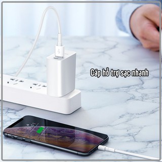 Cáp sạc nhanh Baseus Mini White 1M 2.4A dùng cho iPhone