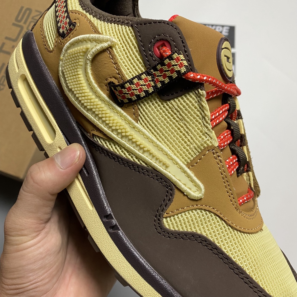 Giày Air Max 1 Travis Scott Baroque Brown  - Hype Sneaker | Phiên bản high quality.