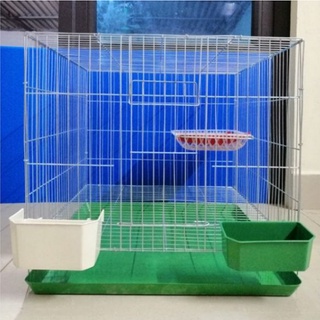 Lồng nuôi chim gà thỏ mèo  50*50*50 đẩy đủ phụ kiện