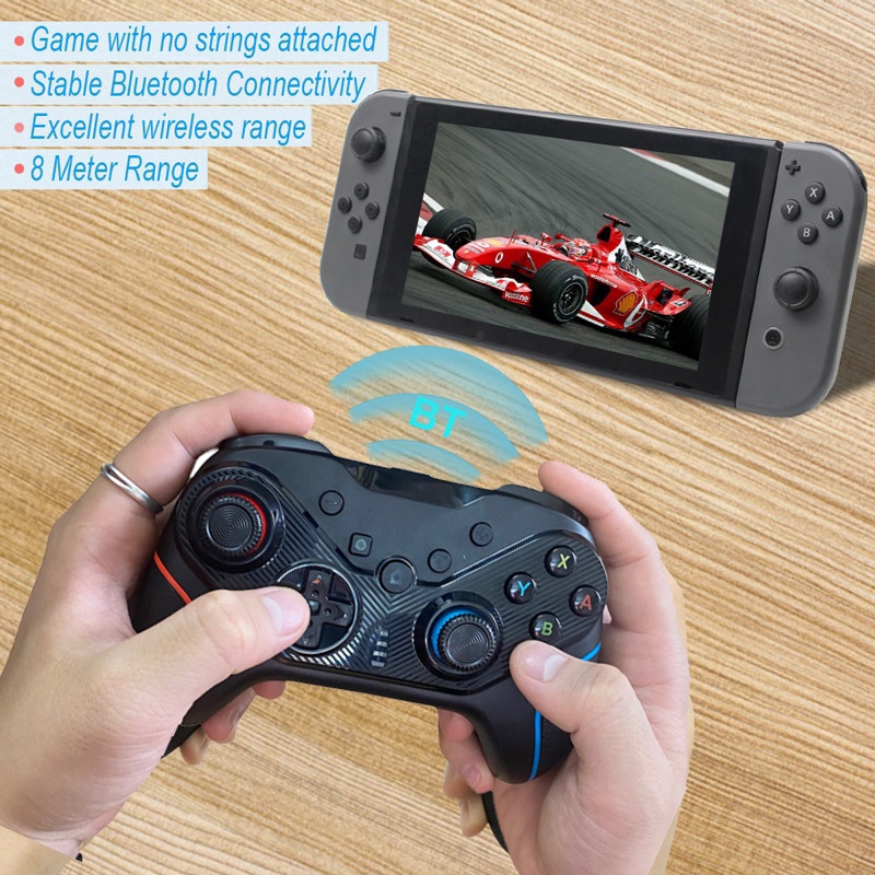 Cho Kiểm HàngTay cầm chơi game Nintendo Switch pro controller AOLION - Full tính năng WAKE UP, NFC, TURBO, RUMBLE