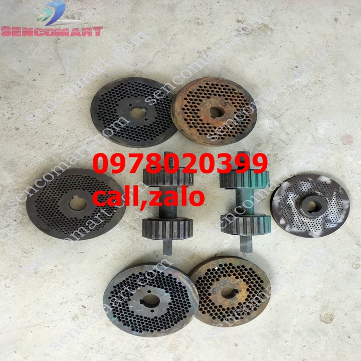 BỘ LÔ SÀNG MÁY ÉP CÁM VIÊN S150 TRỤC ĐỨNG