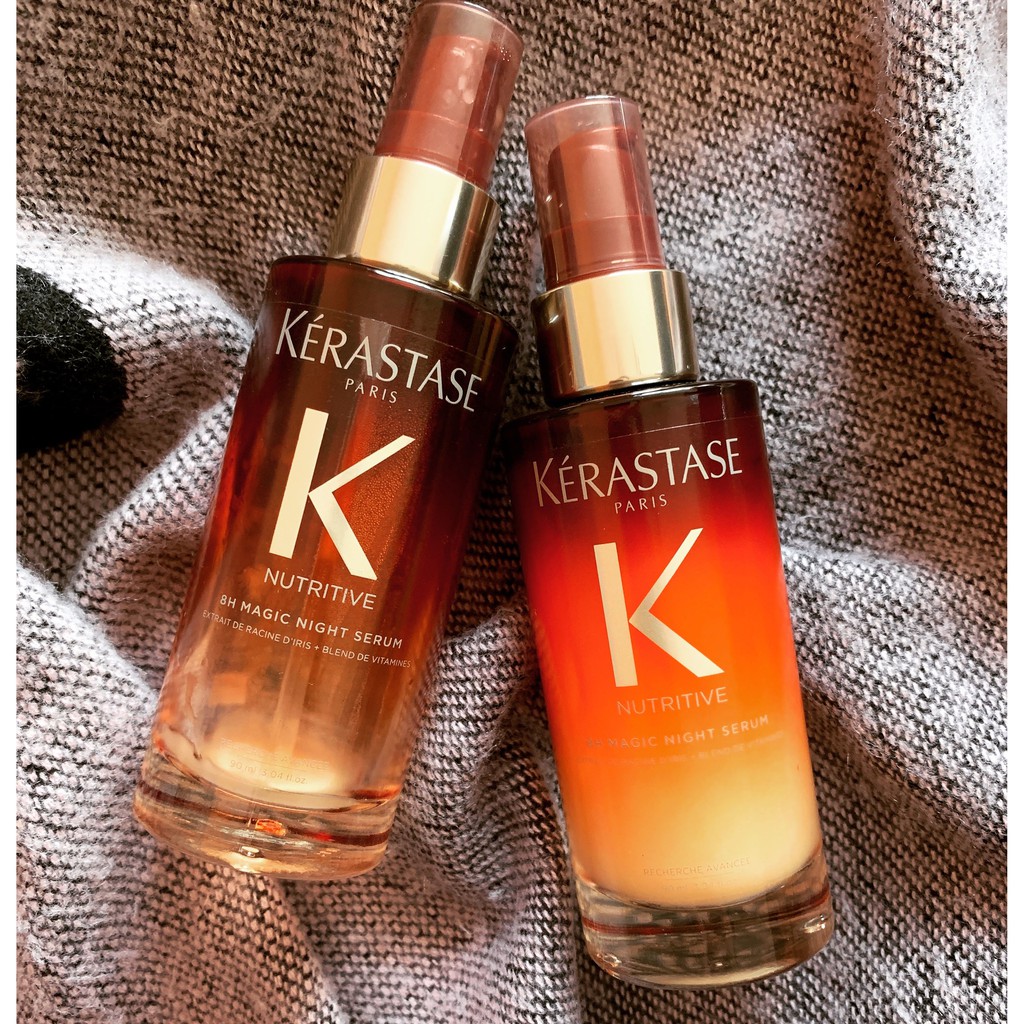 Serum dưỡng đêm chăm sóc tóc hư tổn Kerastase 8h magic night serum 90ml