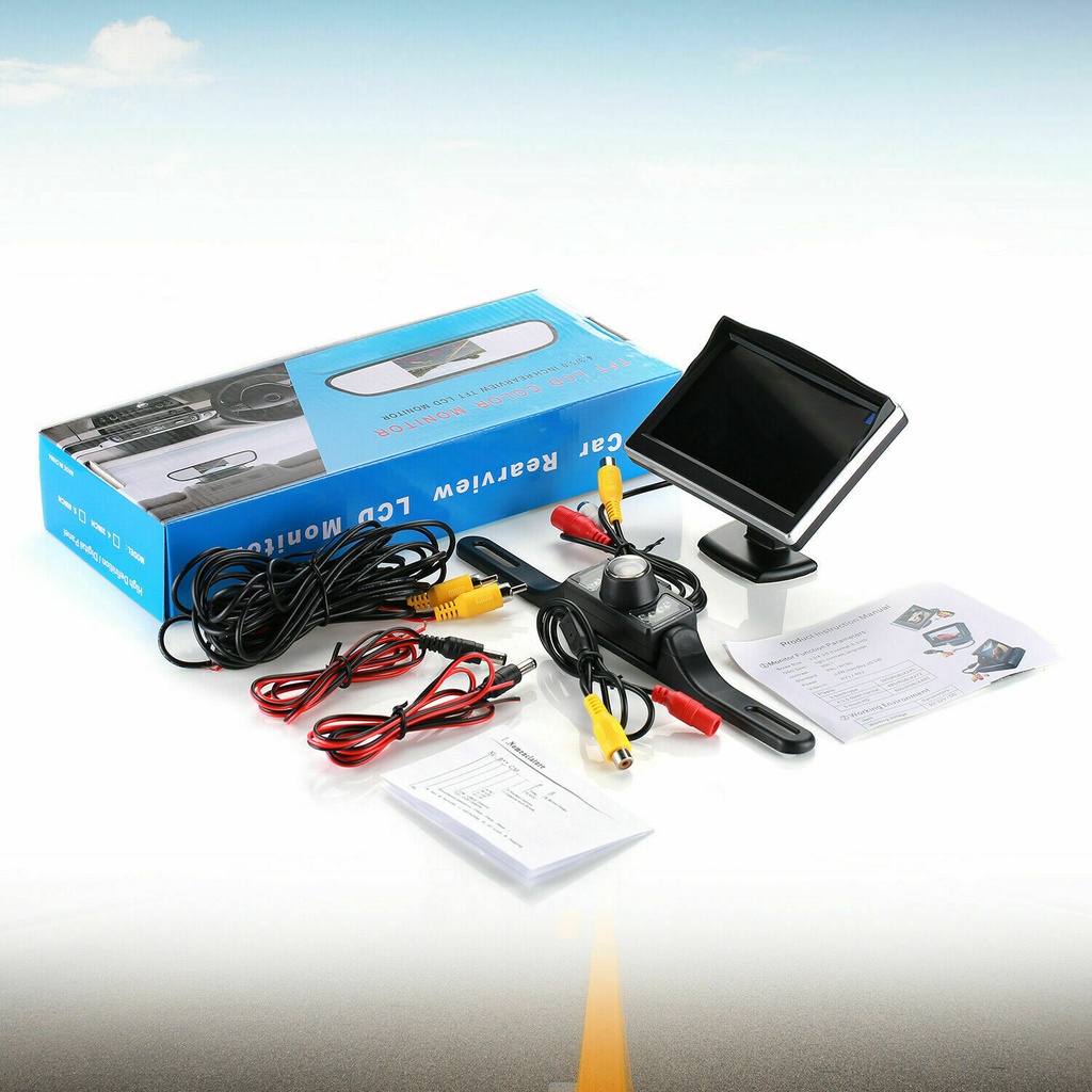 Camera Phía Sau Xe Hơi Không Dây HD Tầm Nhìn Ban Đêm + Màn Hình 5" | BigBuy360 - bigbuy360.vn