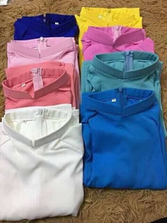 Áo dài trơn chụp kỷ yếu