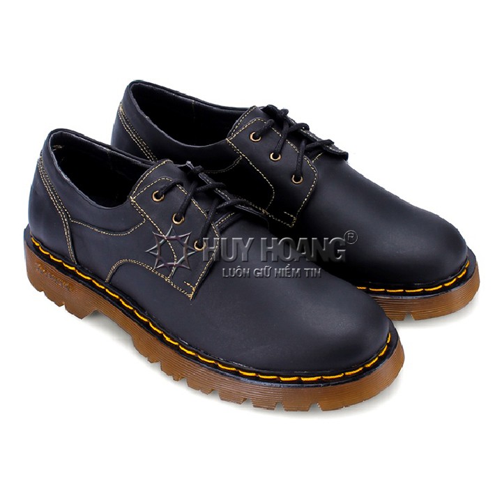 Giày mọi nam da bò màu đen PH7118